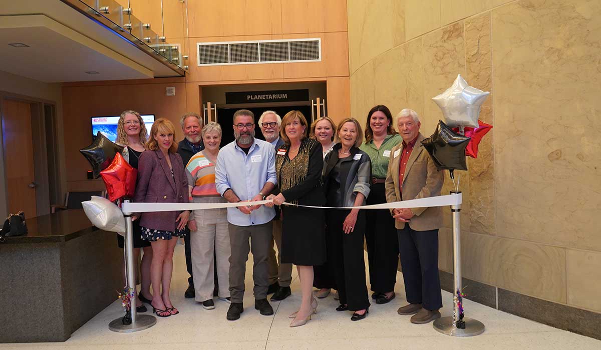 planetarium ribbon cutting